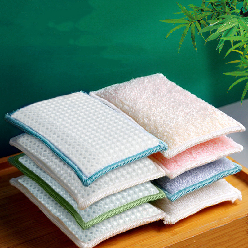 3/2Pcs Doppelseitige Küche Rei – Bamboo Fiber Trunk Bewertung und Preis