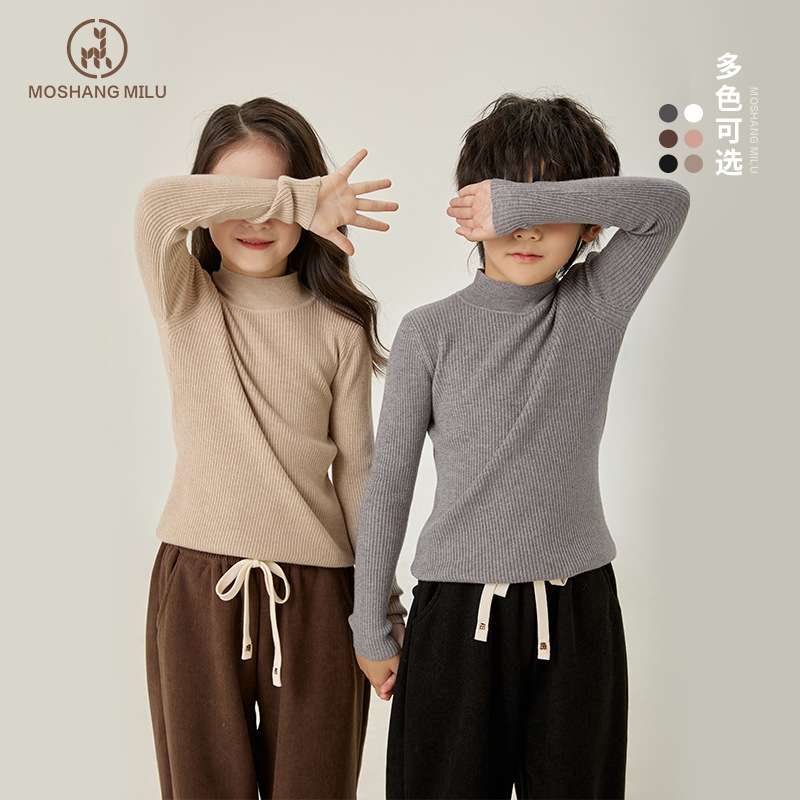 Neues Kinder-Pullover-T-Shirt, – Undershirt Crew Neck Bewertung und Preis