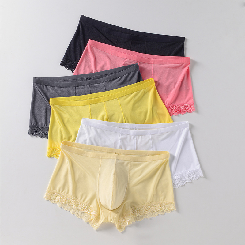 Eis Seide Dünne Spitze Mann Un – Boxer Shorts Modal Bewertung und Preis